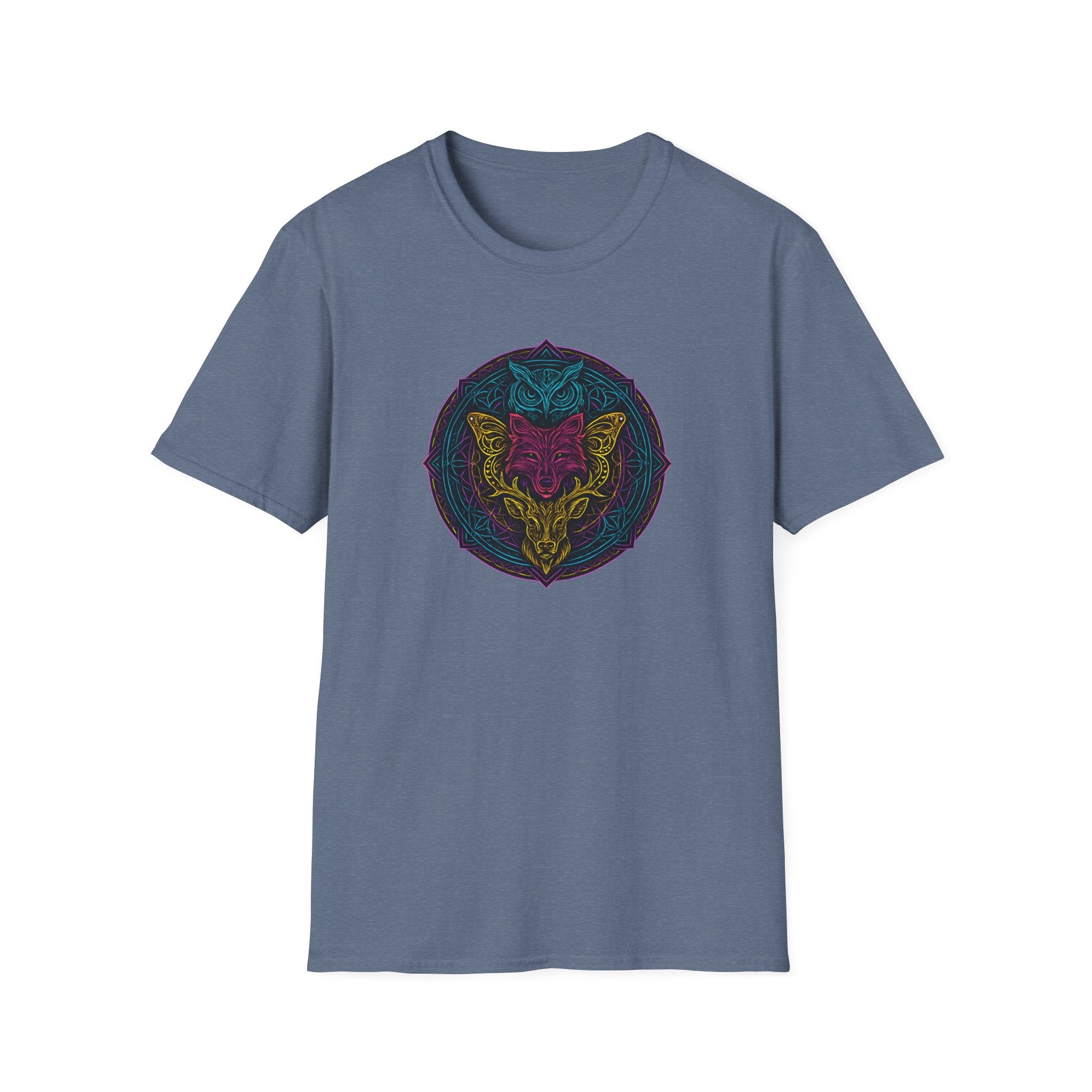 Neon animal mandala T-Shirt