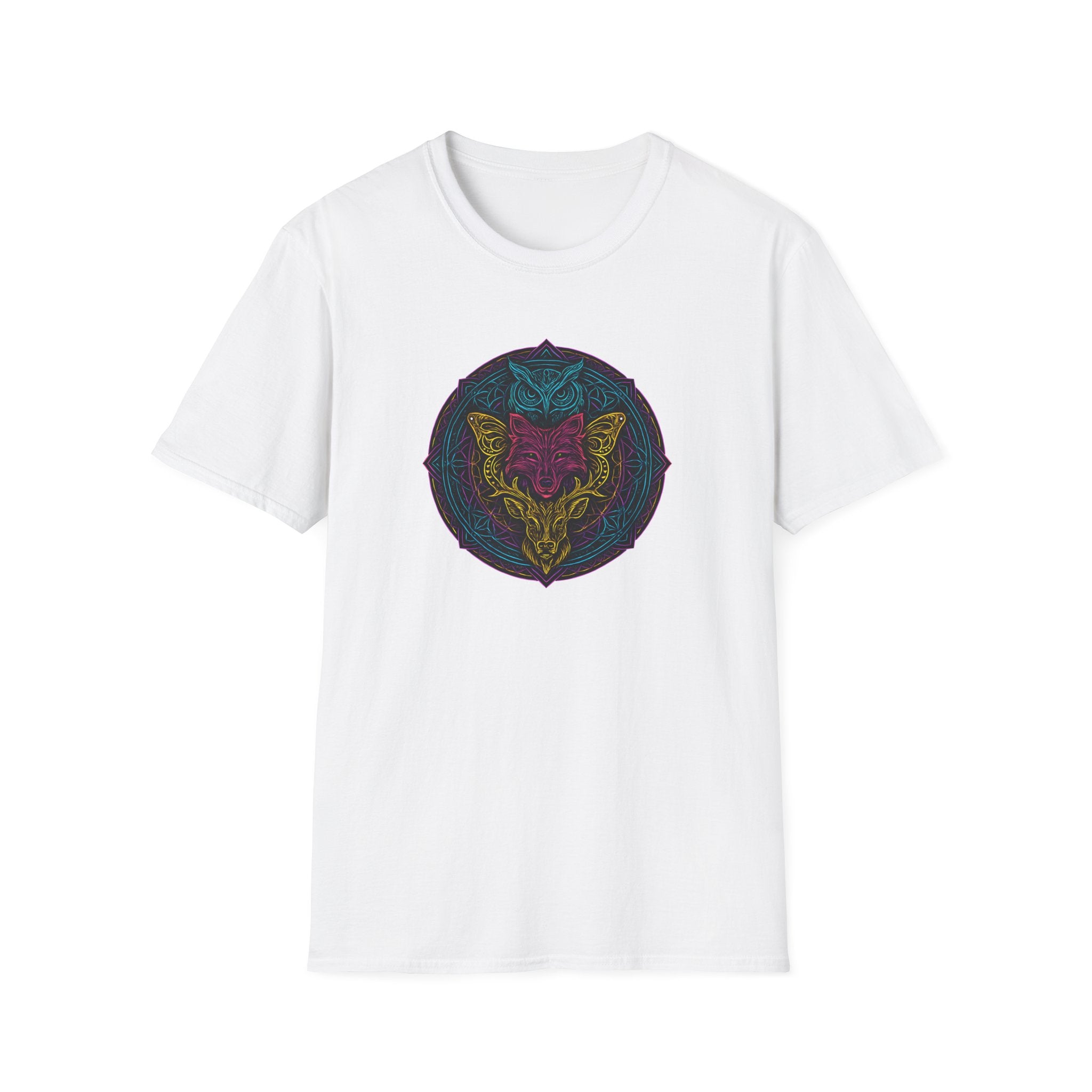 Neon animal mandala T-Shirt