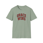 Grace Wins Bold Text T-Shirt