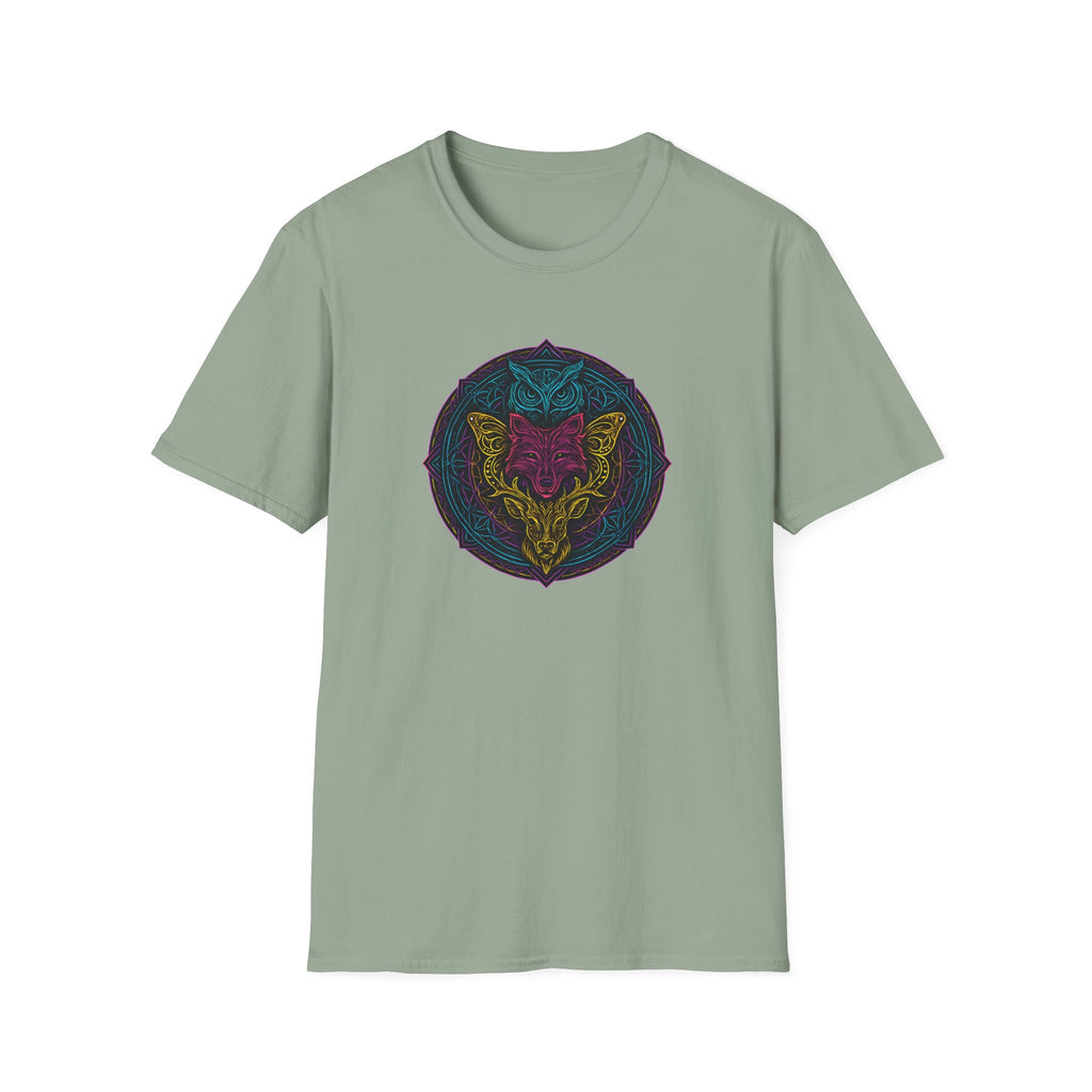 Neon animal mandala T-Shirt