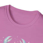 Moonlit Crab Illustration T-Shirt