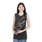 Large Fanny Pack — Dark Fantasy Graphic Waist Bag with Mythic Text