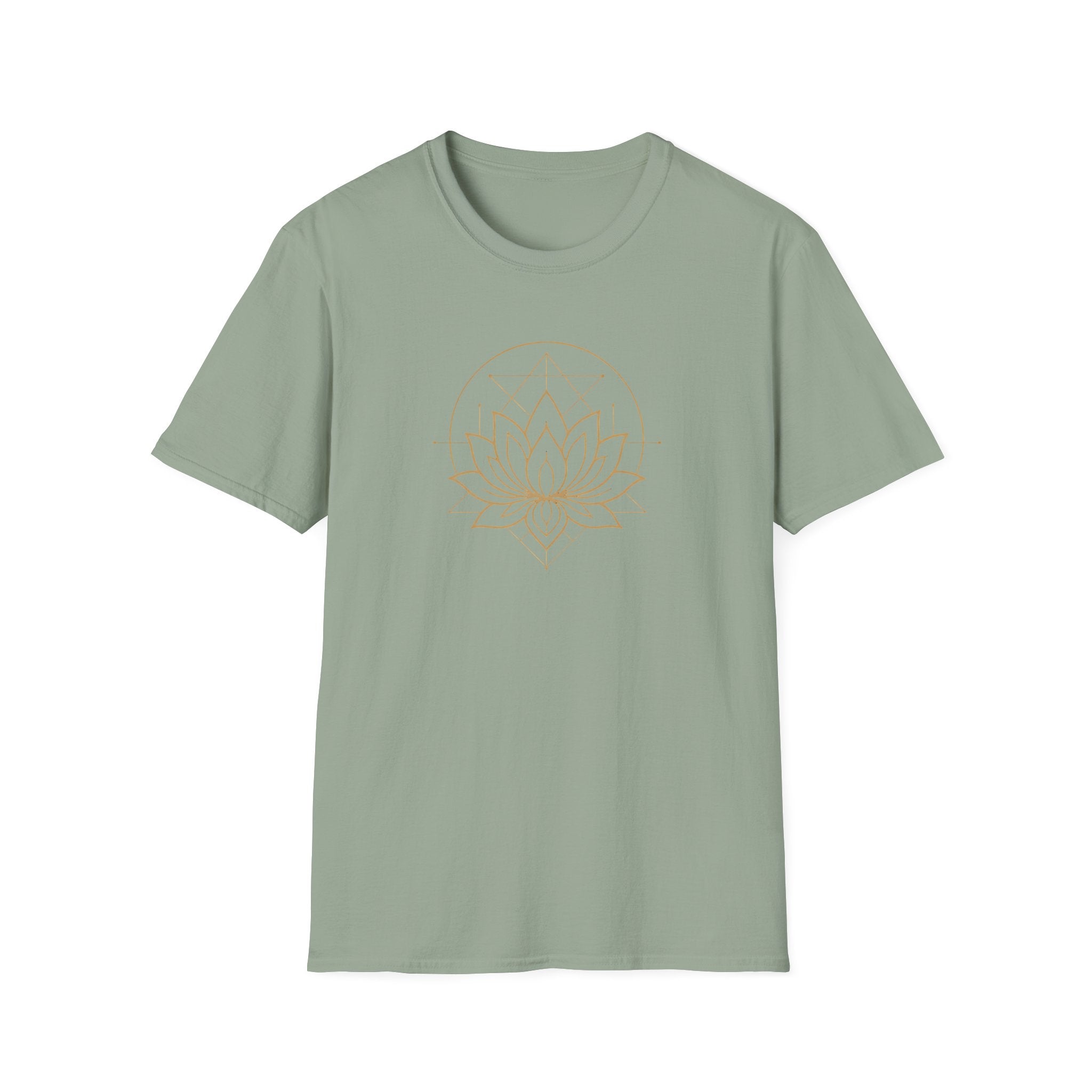 Golden lotus mandala T-Shirt