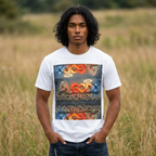 Elemental Fantasy T-Shirt — 'A God’s Beyond Human' Graphic Tee