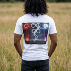 Elemental Fantasy T-Shirt — 'A God’s Beyond Human' Graphic Tee
