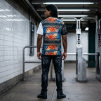 All-Over Print 'A GODD' Graphic T-Shirt – Abstract Urban Streetwear