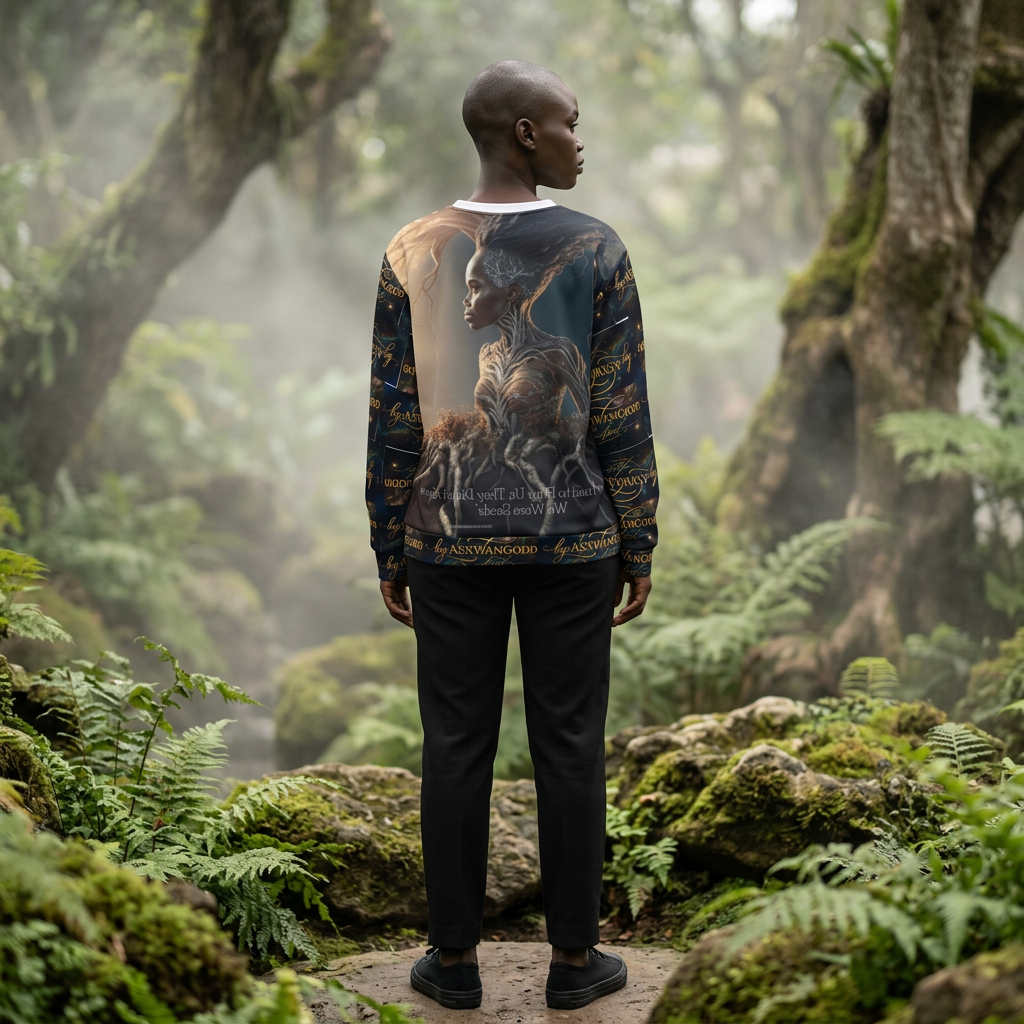 Tree Spirit Art Sweatshirt — "They Tried to Bury Us. They Didn’t Know We Were Seeds."