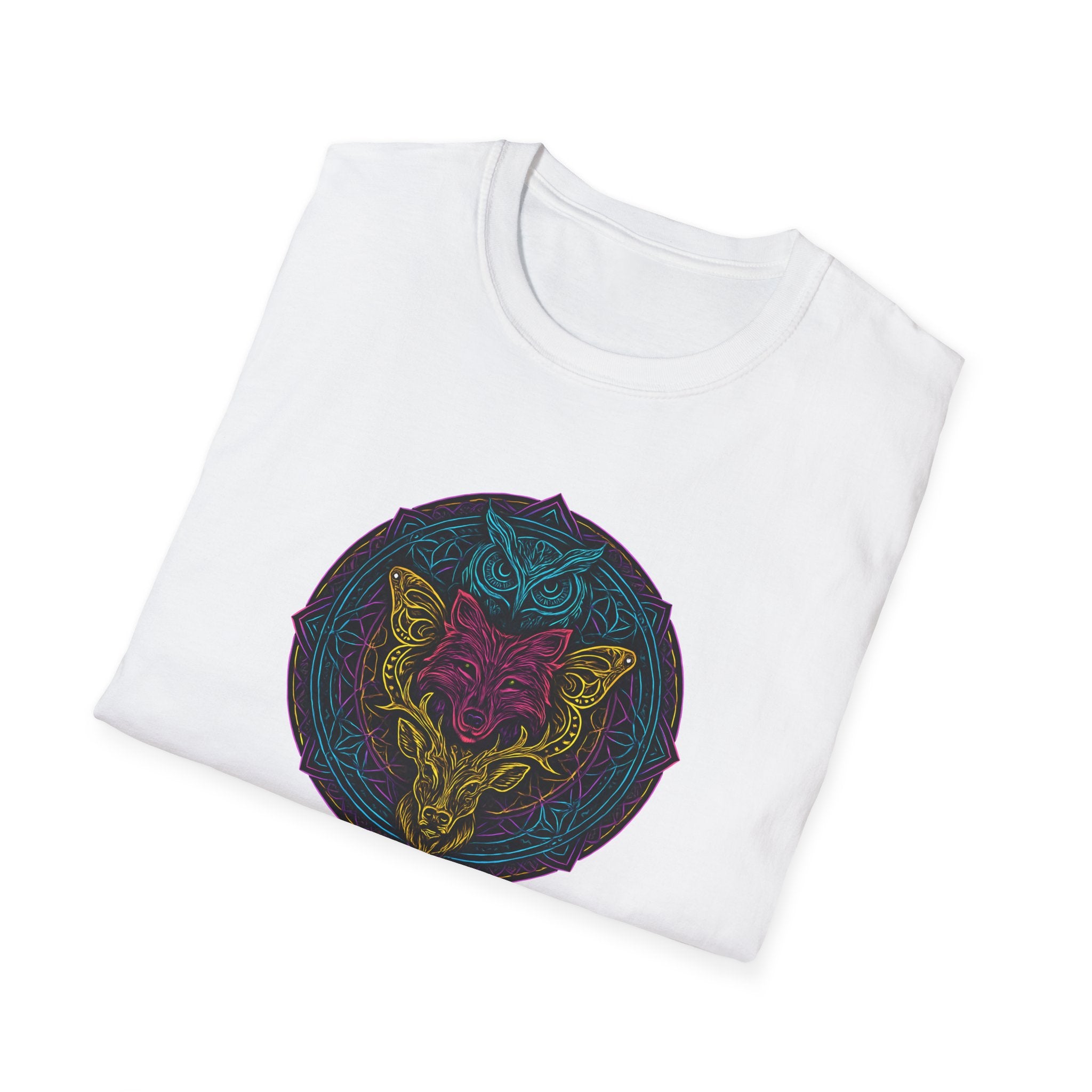 Neon animal mandala T-Shirt
