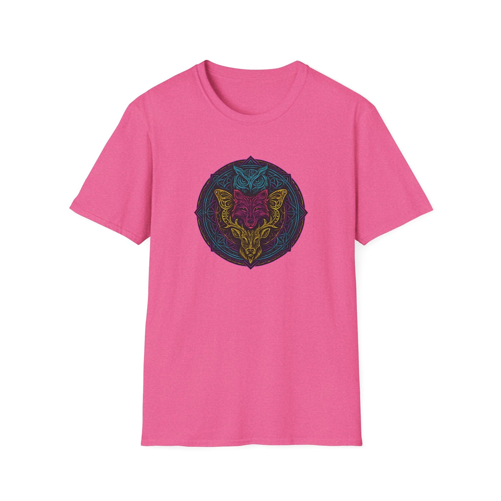 Neon animal mandala T-Shirt