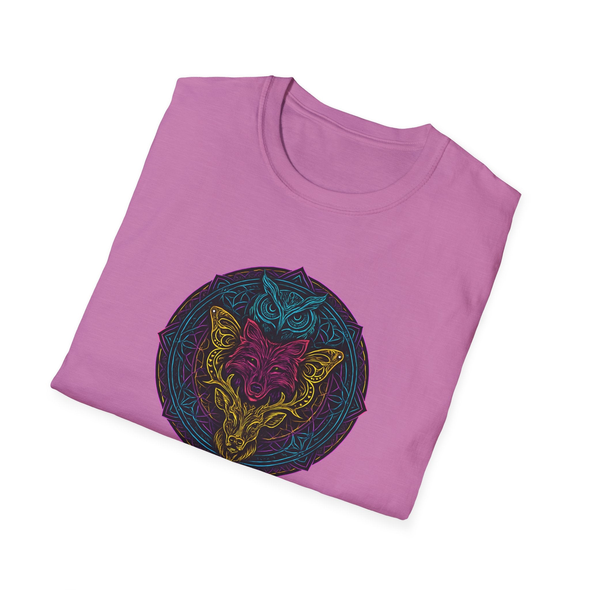 Neon animal mandala T-Shirt
