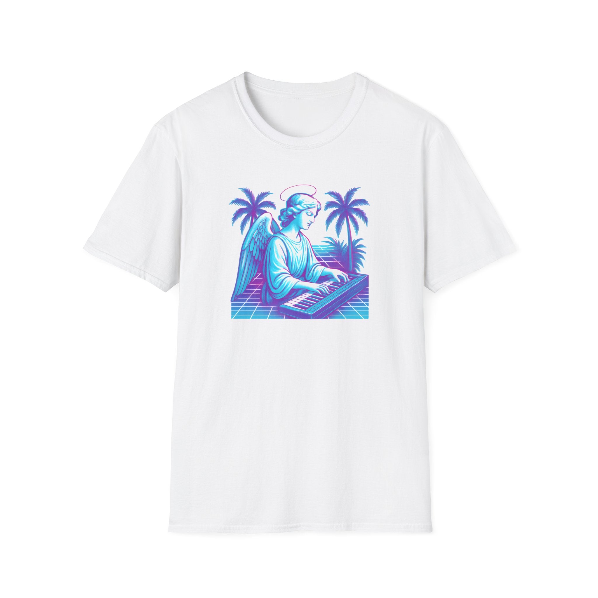 Neon Angel Pianist T-Shirt